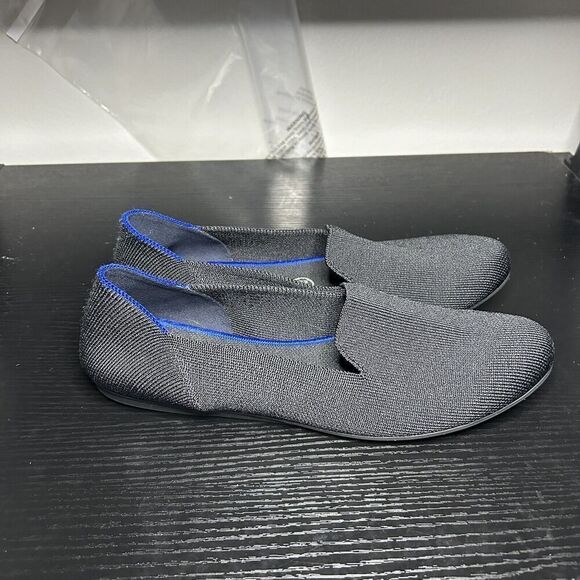 Rothy’s Women’s Size 9.5 Black Round Toe Flats Sandals Shoes Slip On - Picture 1 of 8